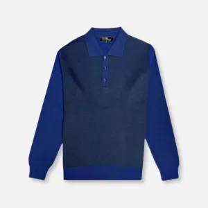 Dentino Knitted Polo Sweater