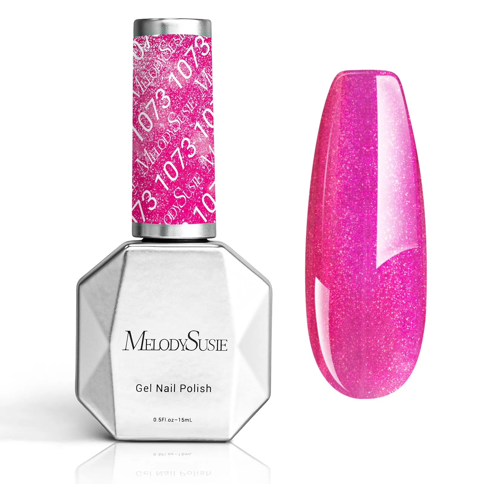 1073 Pink Neon Bliss - Thick Gel Nail Polish(15ml)