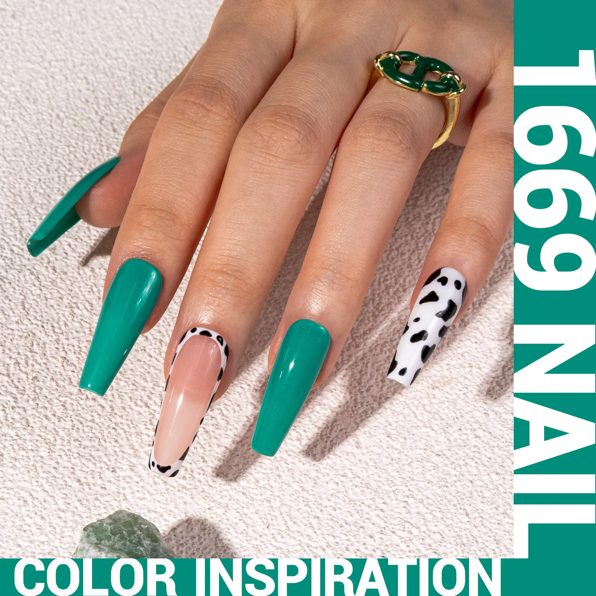 1669 Retro Sport Green - Thick Gel Nail Polish(15ml)