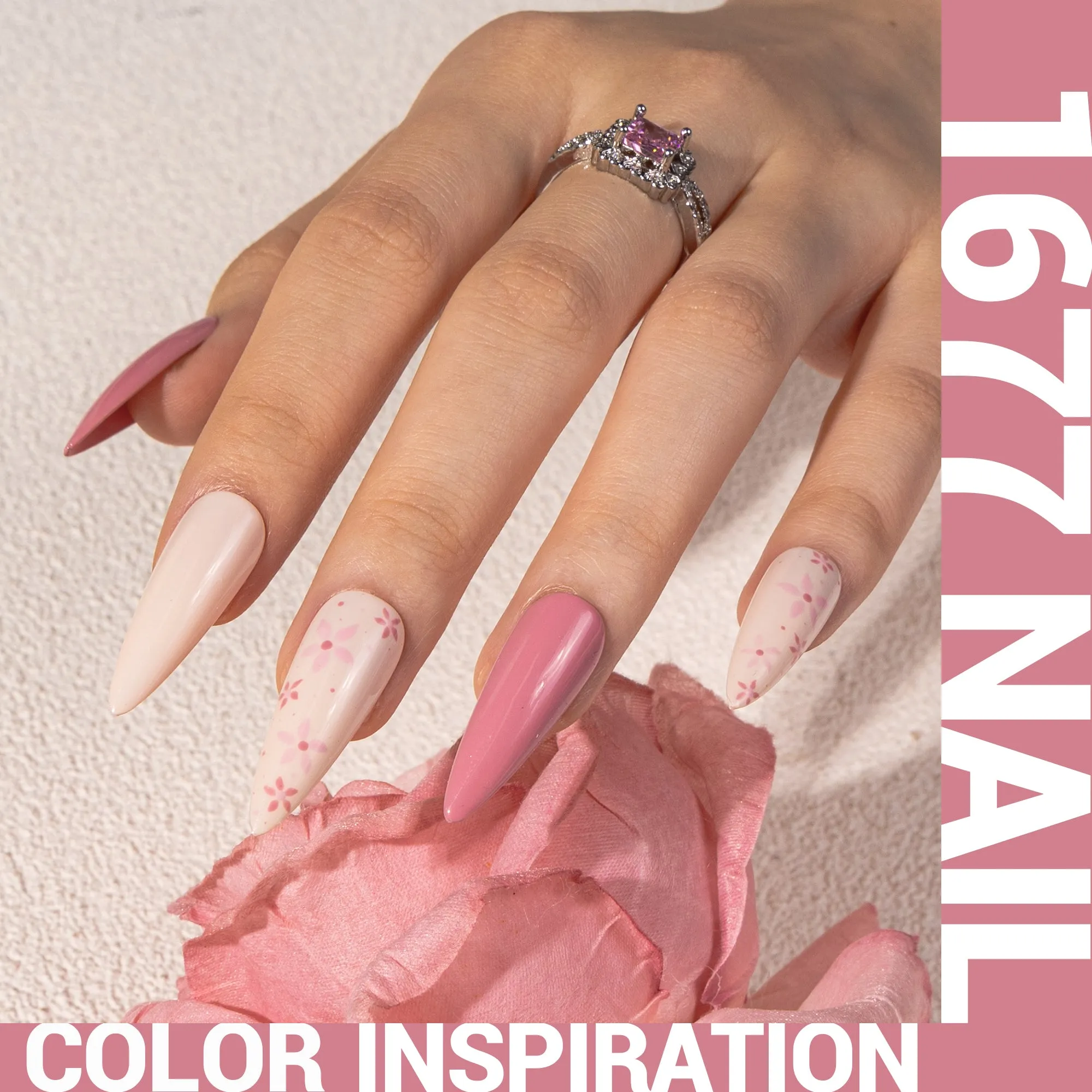 1677 Yoga Pink - Thick Gel Nail Polish(15ml)