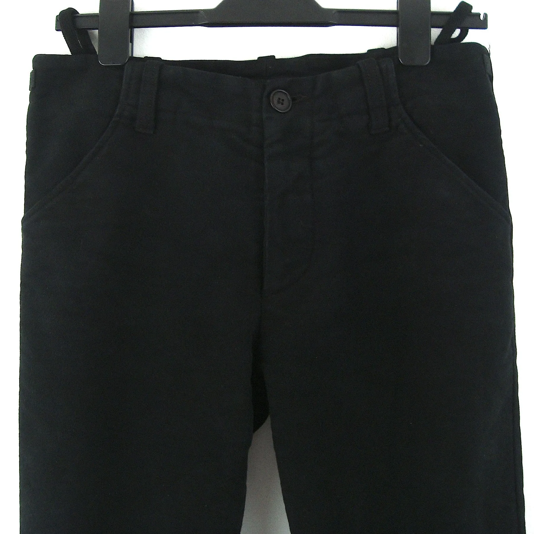 1998 Heavy Moleskin Cotton Slim Trousers with Elastic Straps