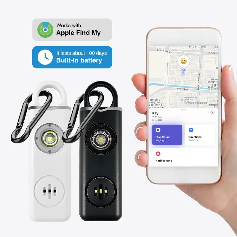 2-in-1 Personal Alarm with Apple Find My Smart Tracking