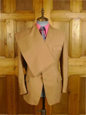 24/0902 ultra rare 1968 Mr. Fish Clifford St. Soho tan mohair 3-piece suit 37-38 regular