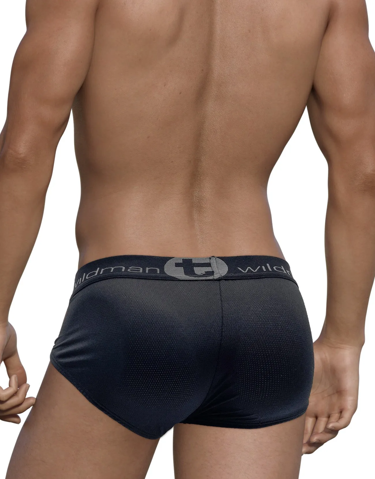 3-PACK WildmanT Mesh Monster Cock Brief Black