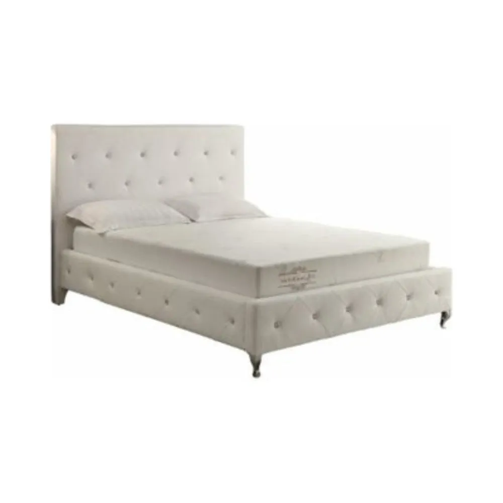 6" Queen Polyester Memory Foam Mattress Covered In A Soft Aloe Vera Fabric