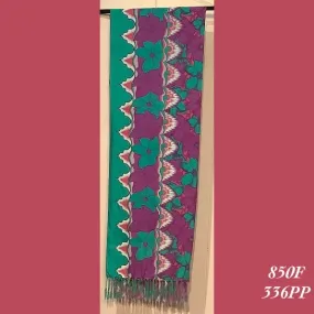 850F - 336PP , Fringed scarf