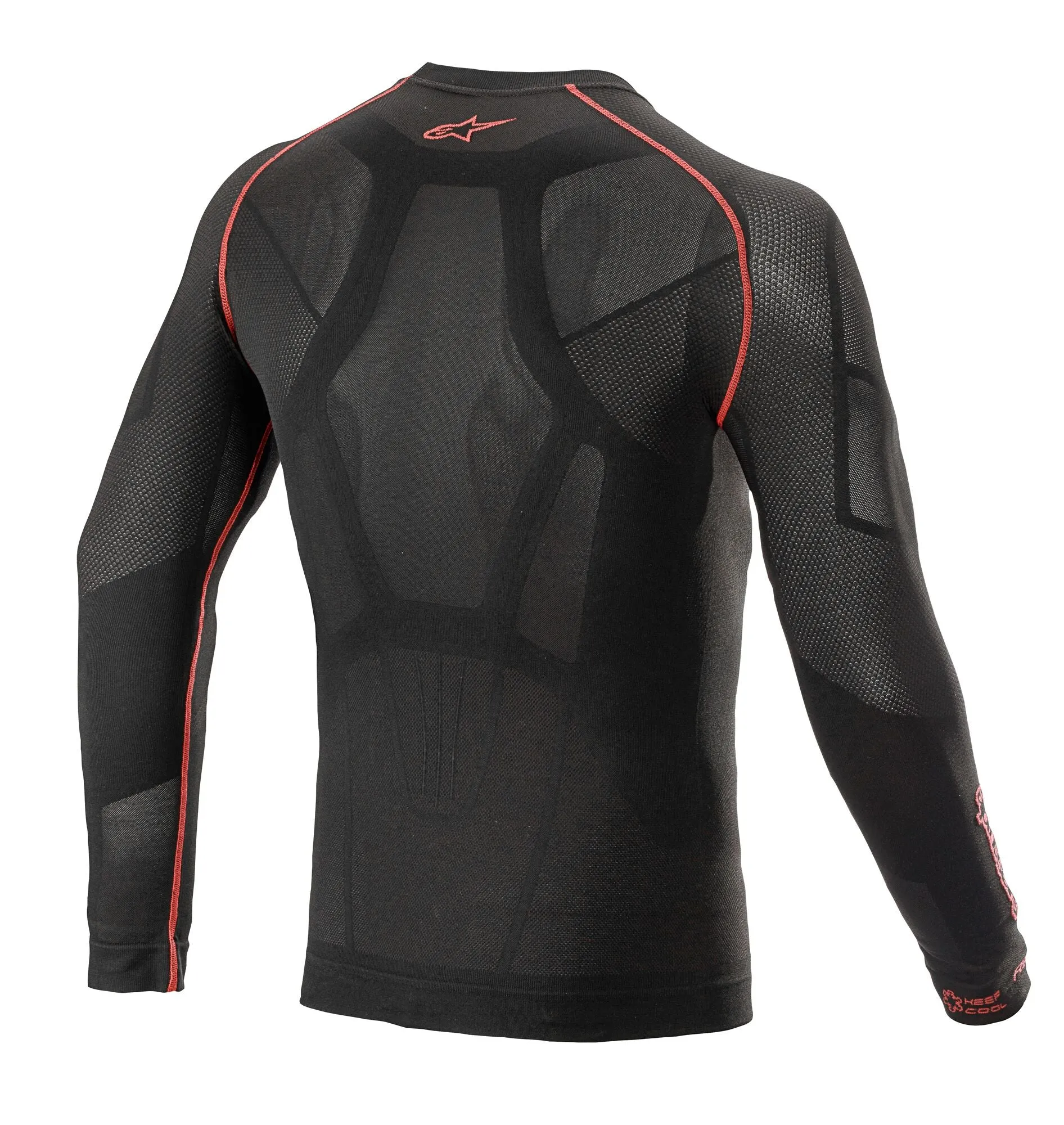 ALPINESTARS 4752521_13_XS/S RIDE TECH V2 TOP Long sleeve SUMMER, black/red, Size XS/S