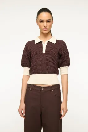 ALTEA SWEATER | DARK CHOCOLATE IVORY