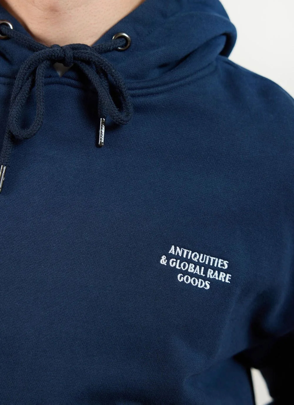 Antiquities Importer Hoodie | Cotton | Navy