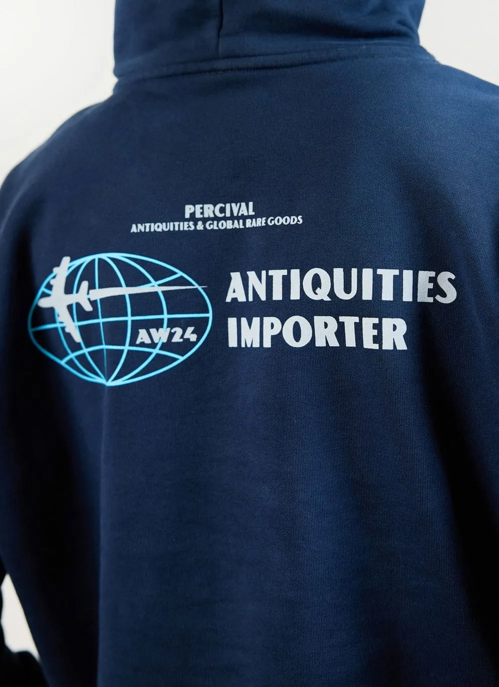 Antiquities Importer Hoodie | Cotton | Navy