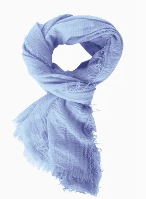 Baby Blue Boho Scarf