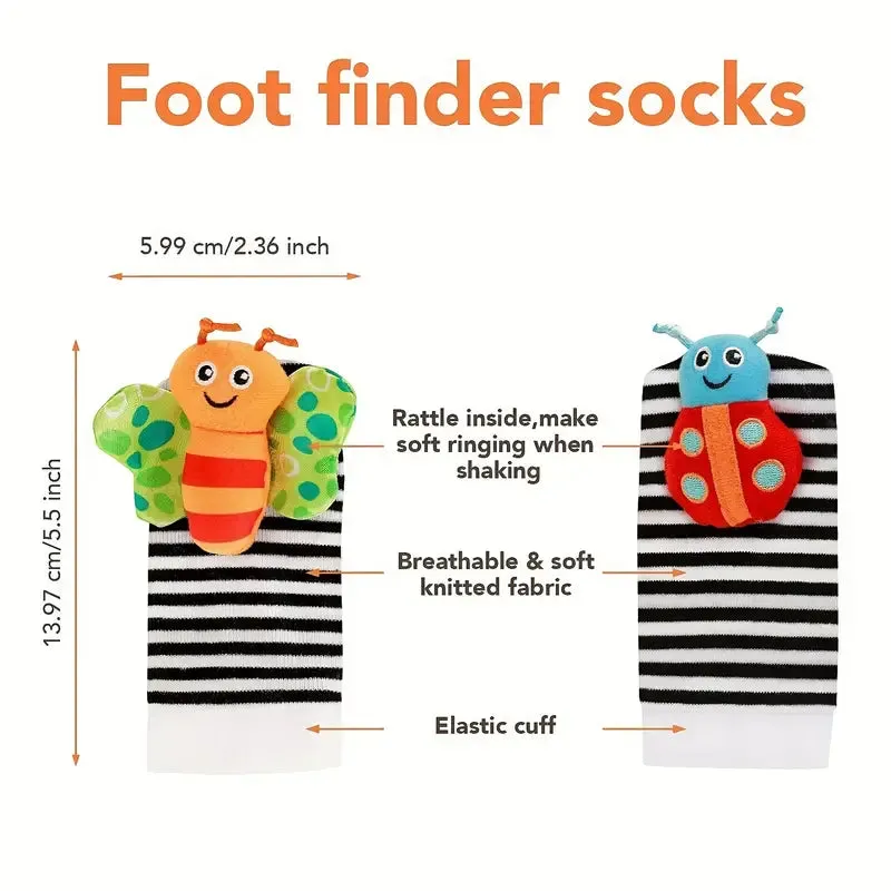 Baby Rattle Socks Toys