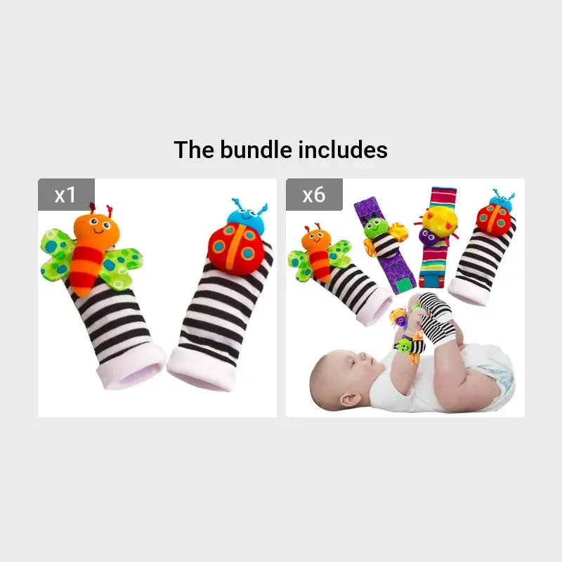 Baby Rattle Socks Toys