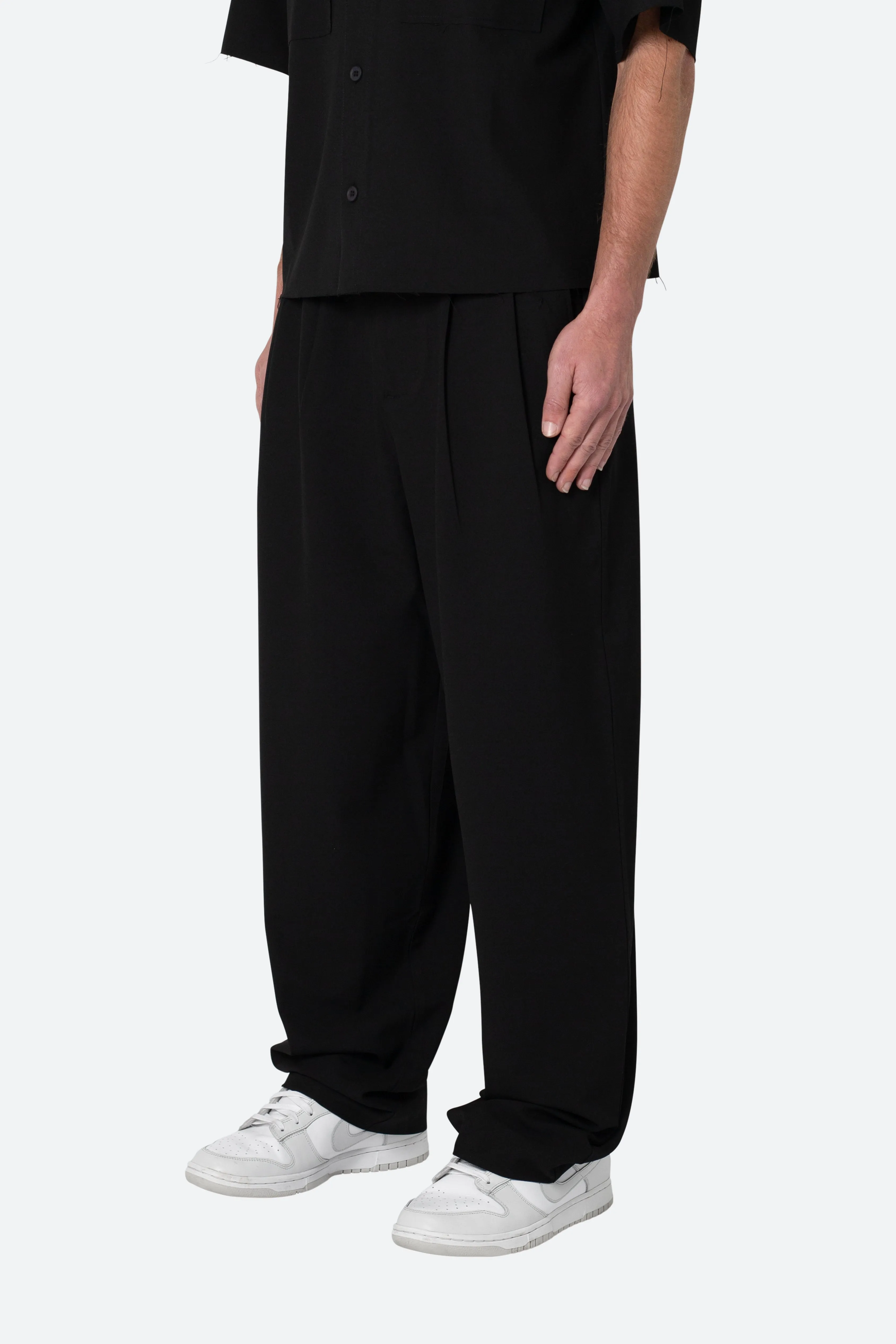 Baggy Trouser Pants - Black