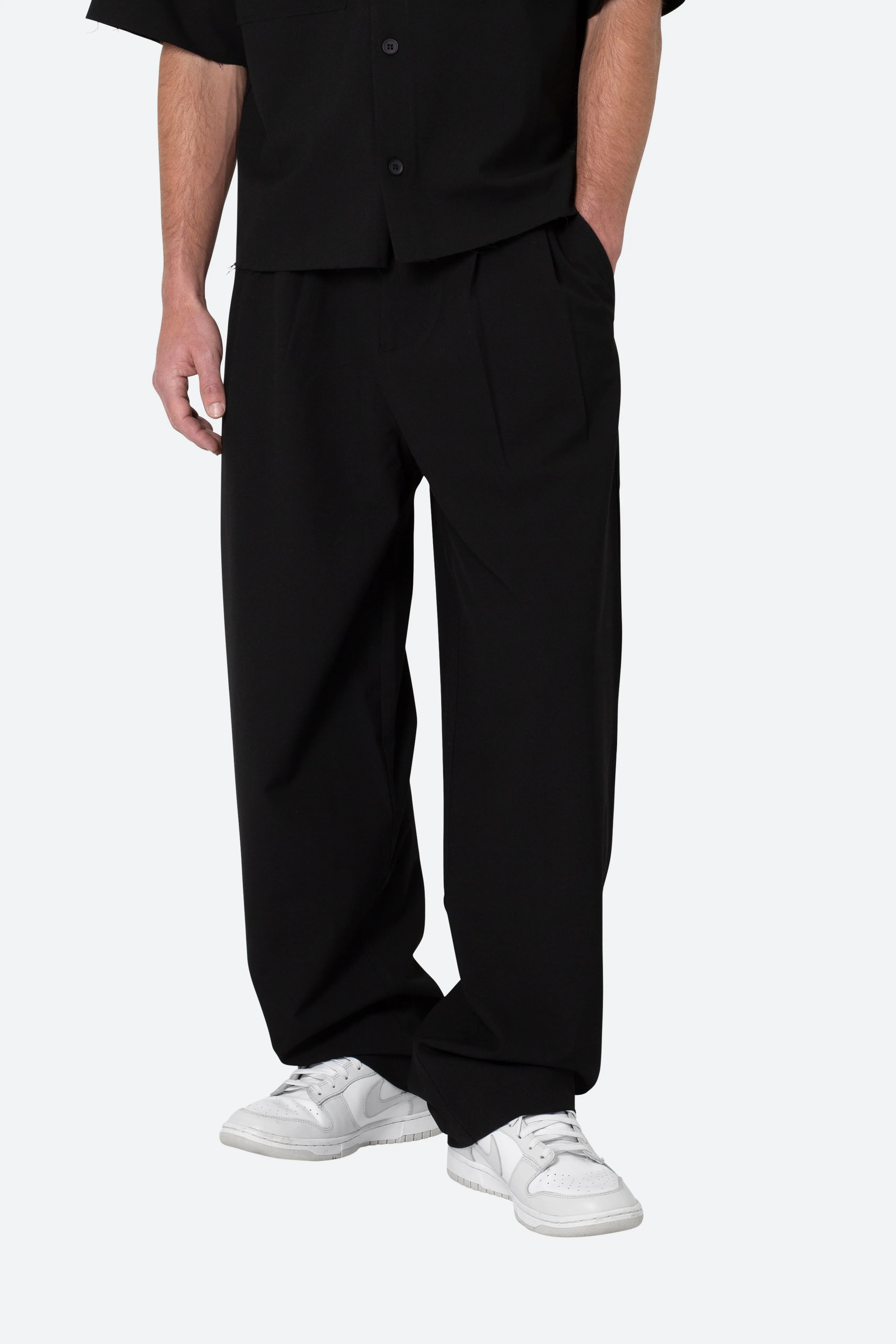 Baggy Trouser Pants - Black