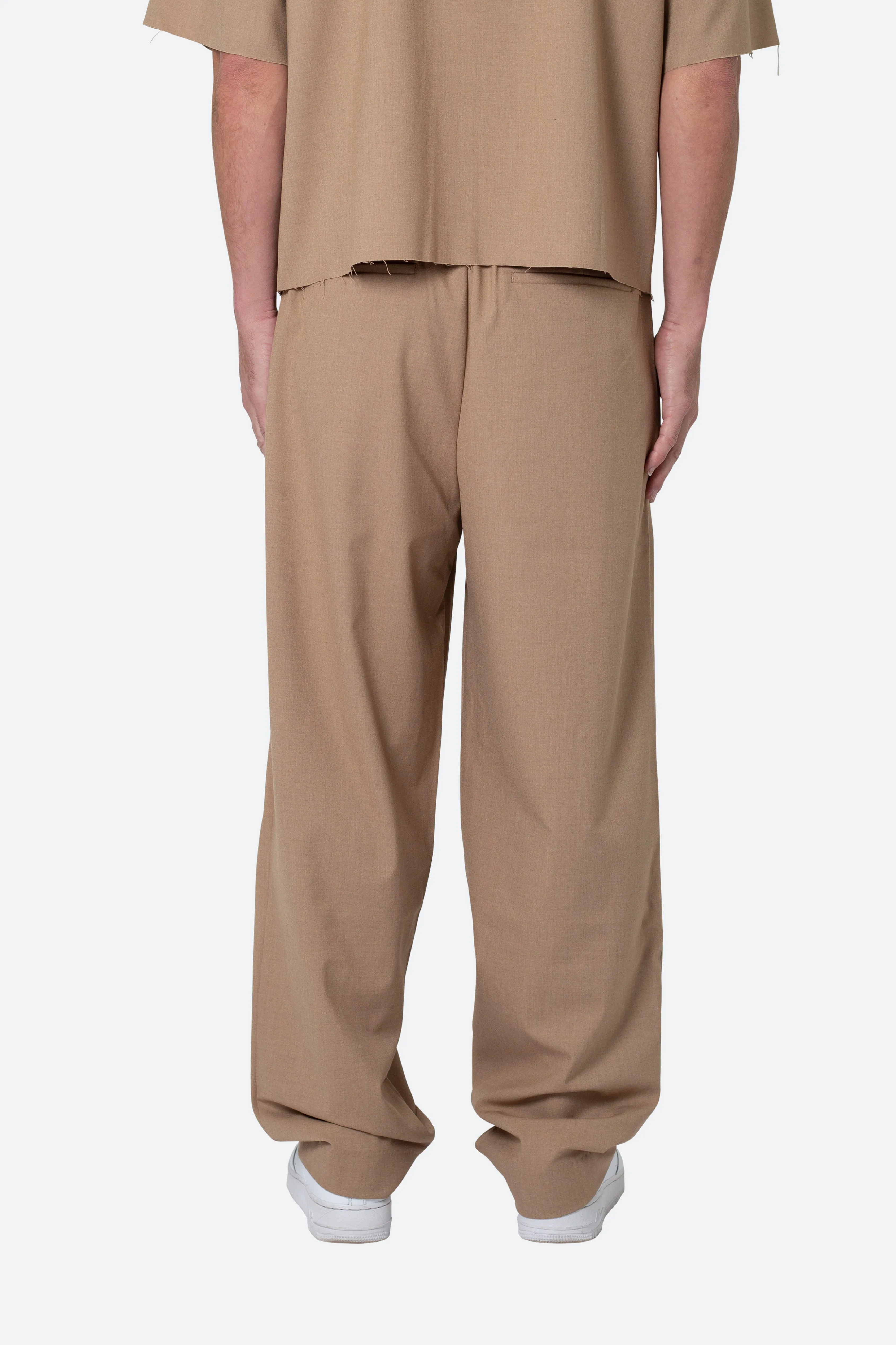 Baggy Trouser Pants - Khaki