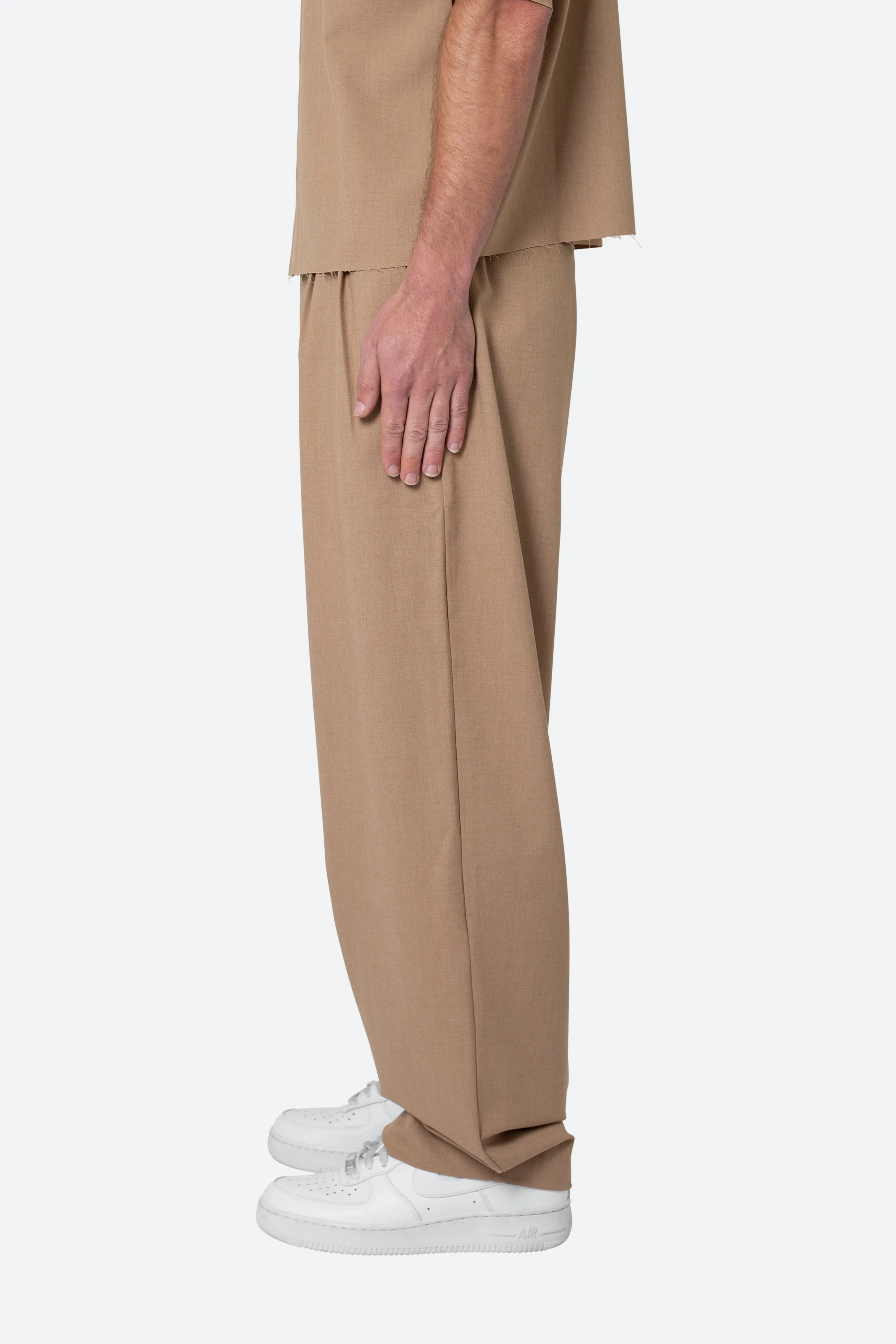 Baggy Trouser Pants - Khaki