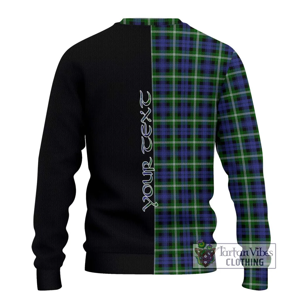 Baillie (Bailey) Tartan Ugly Sweater with Family Crest and Half Of Me Style