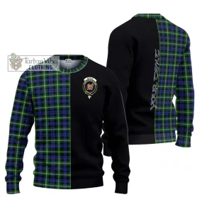 Baillie (Bailey) Tartan Ugly Sweater with Family Crest and Half Of Me Style