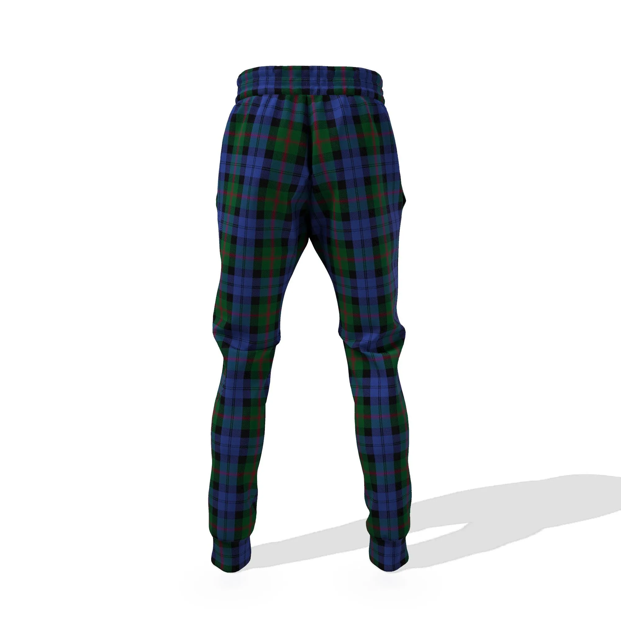 Baird Tartan Joggers Pants with Family Crest