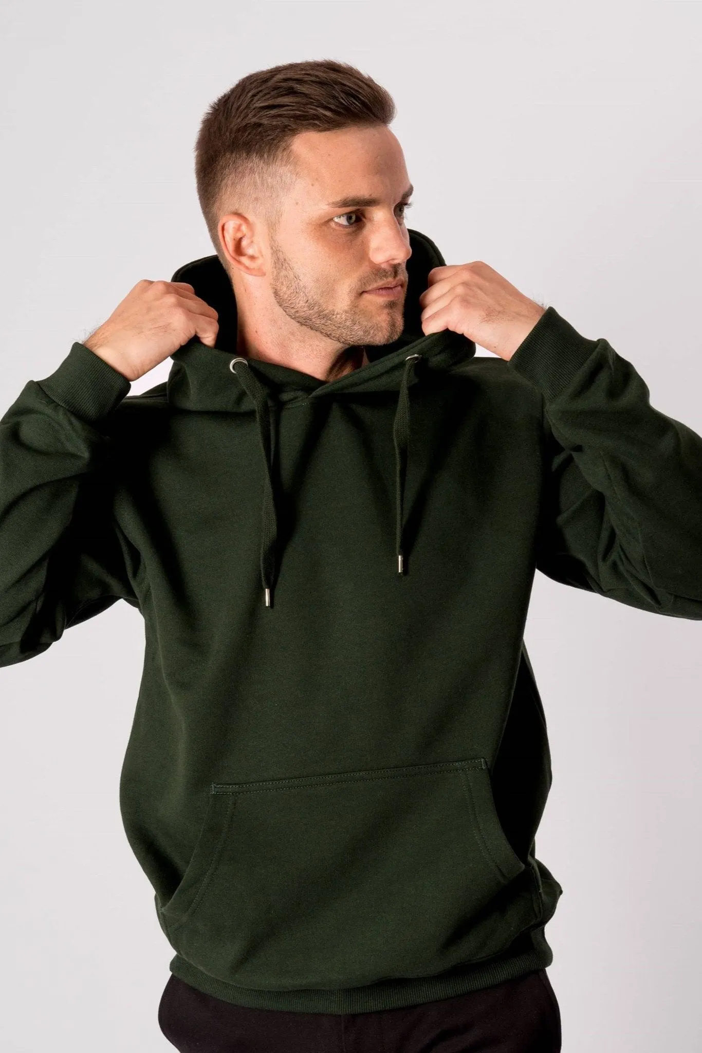 Basic Hoodie - Bottle Green