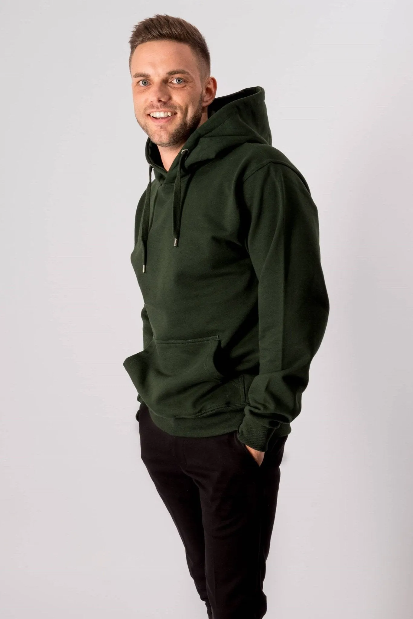 Basic Hoodie - Bottle Green