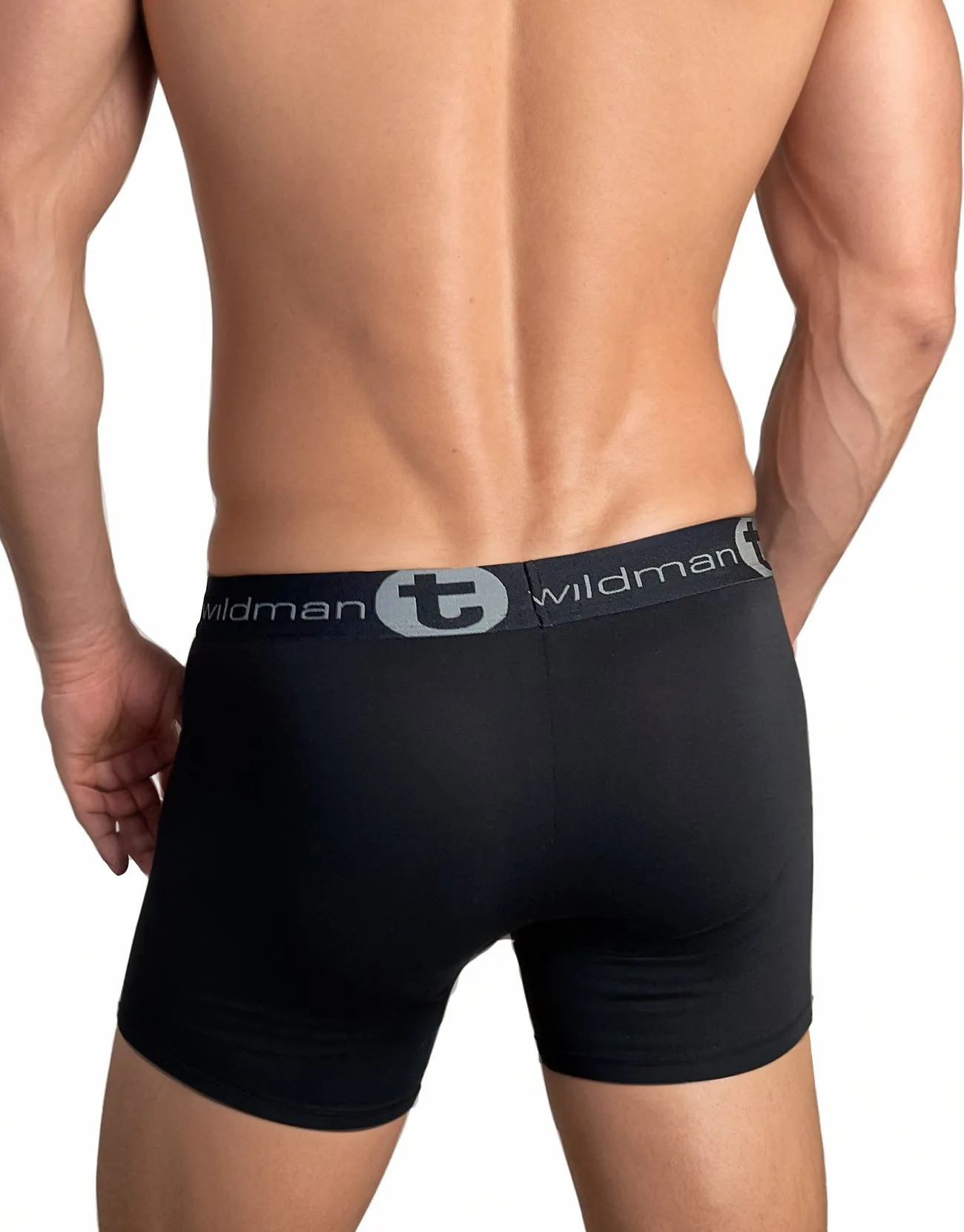 Big Boy Pouch 5" Inseam Boxer Brief Black