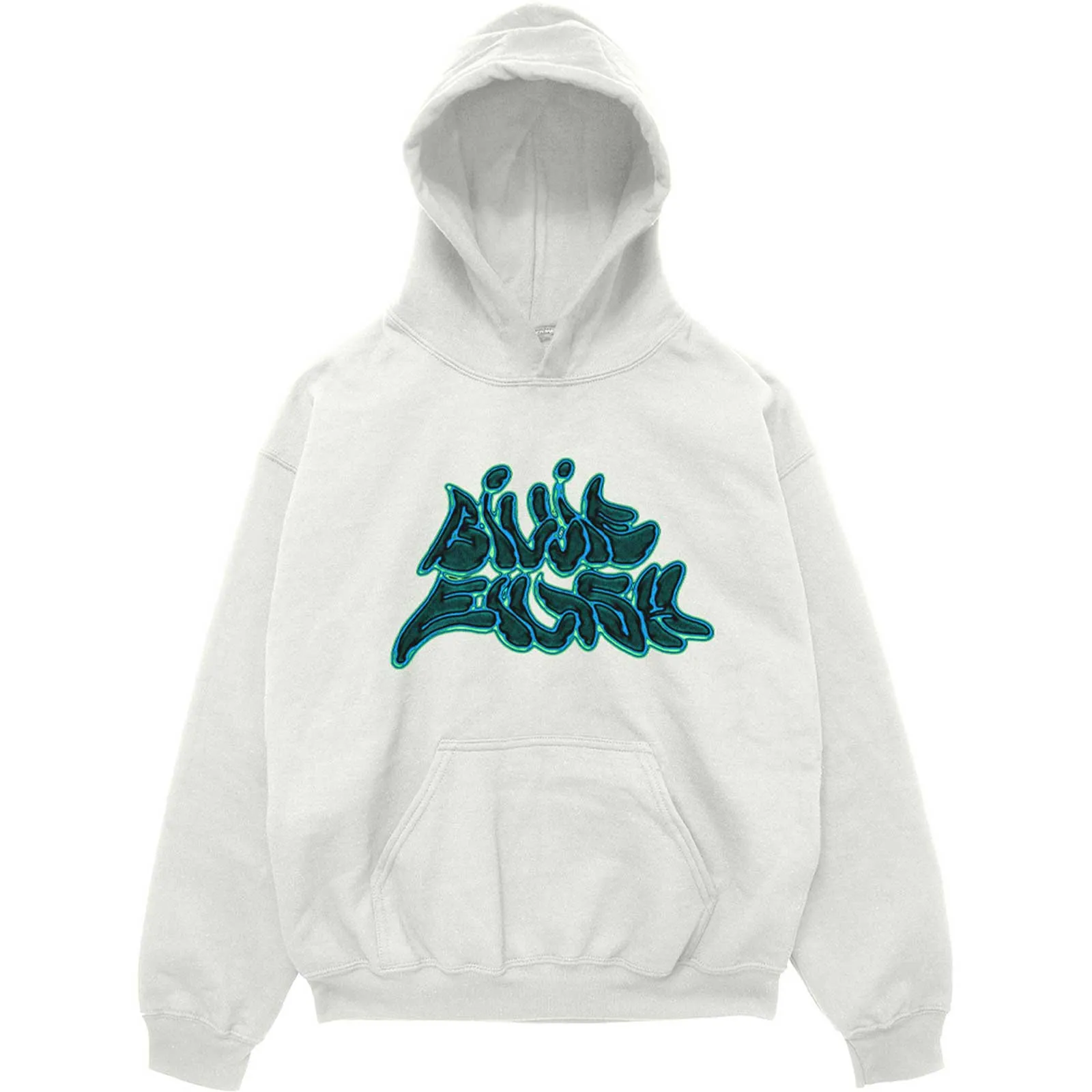 Billie Eilish Unisex Pullover Hoodie: Graffiti Logo