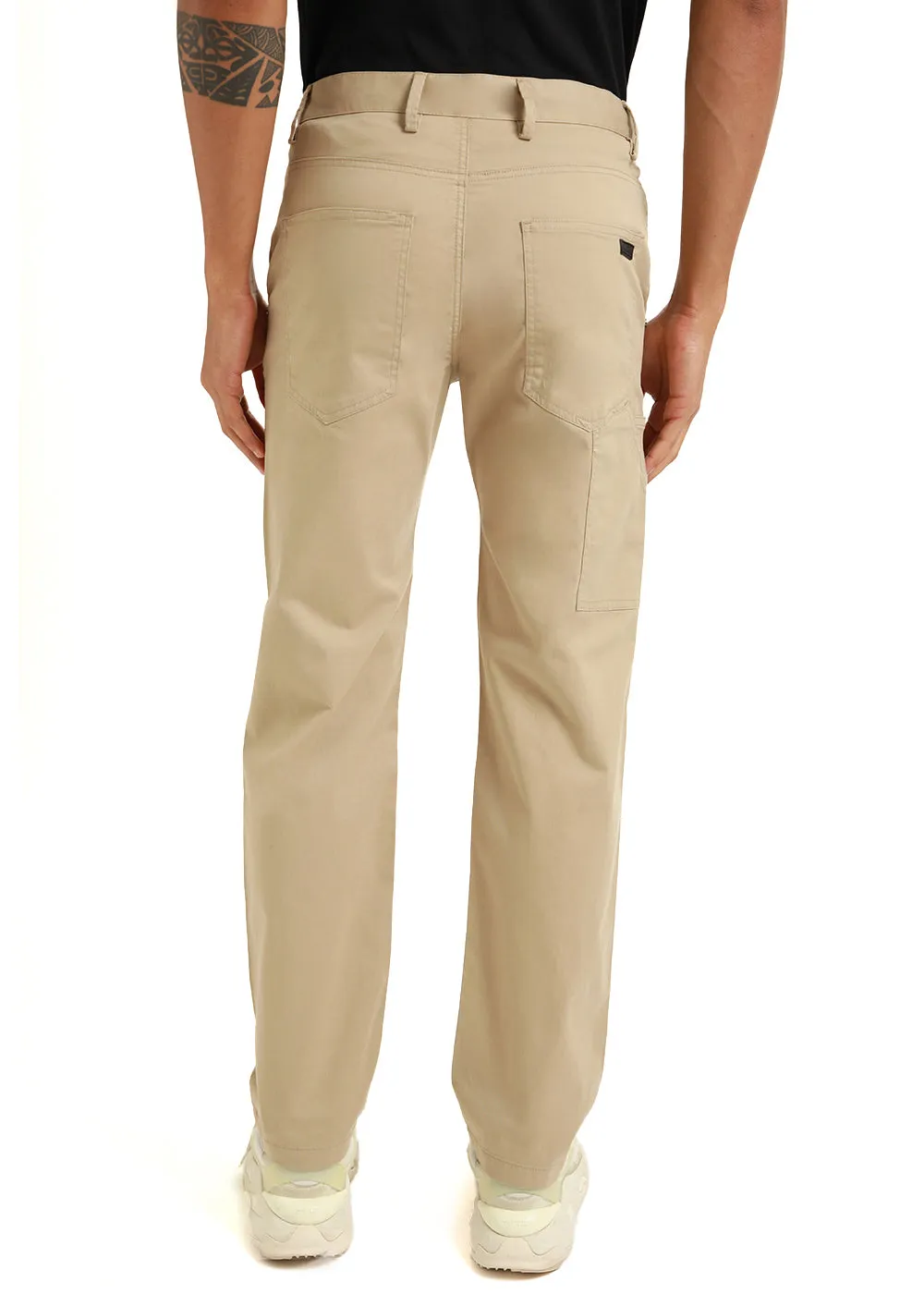 Birch Beige Carpenter Pants