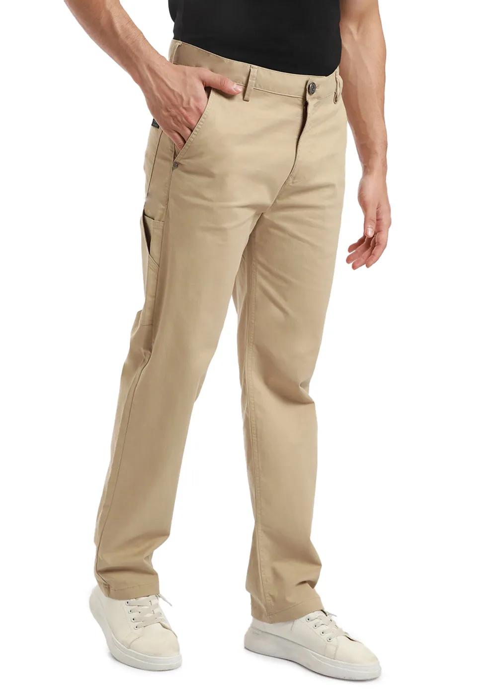 Birch Beige Carpenter Pants