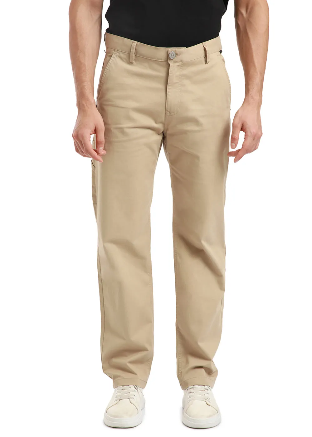 Birch Beige Carpenter Pants