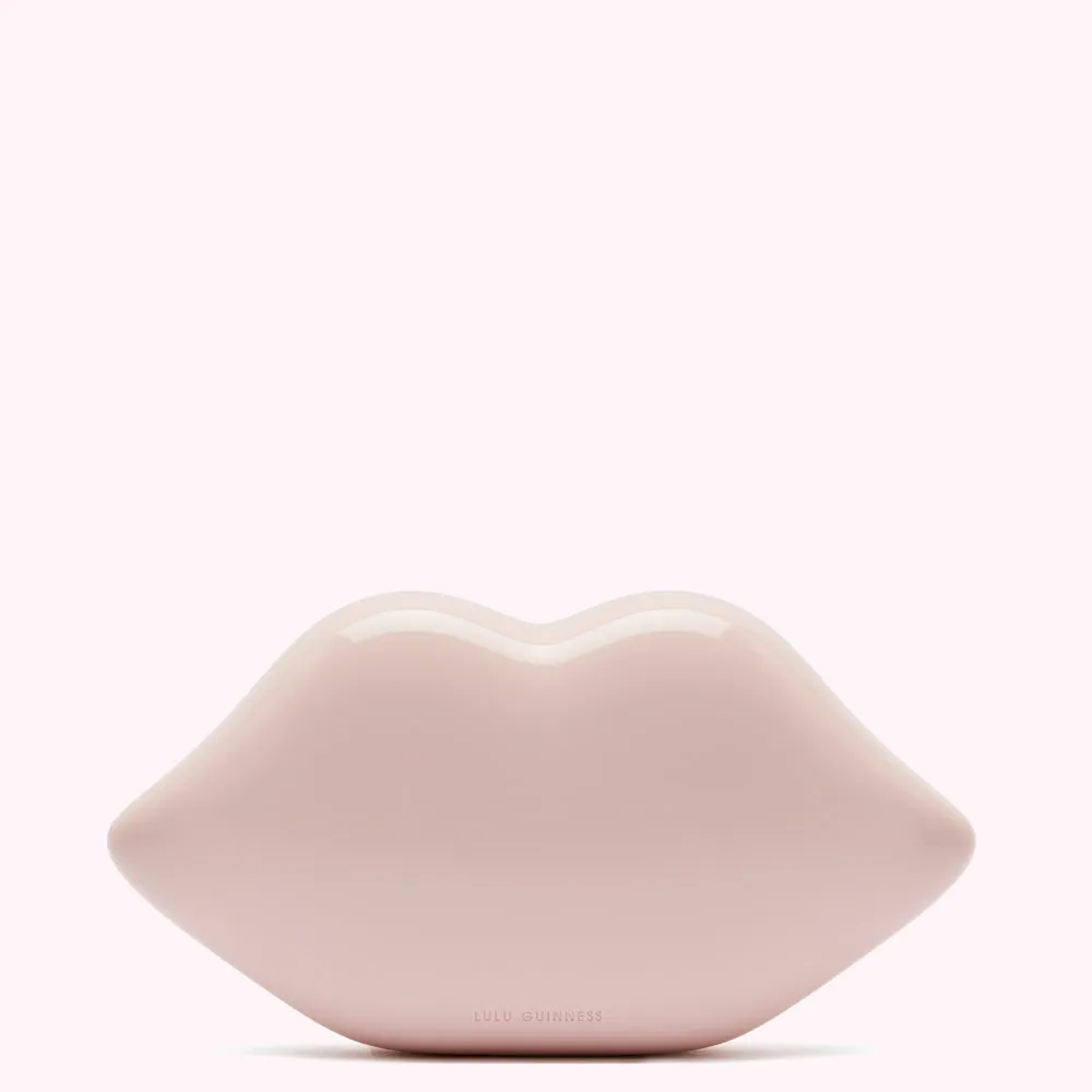 BLUSH MEDIUM LIPS CLUTCH BAG