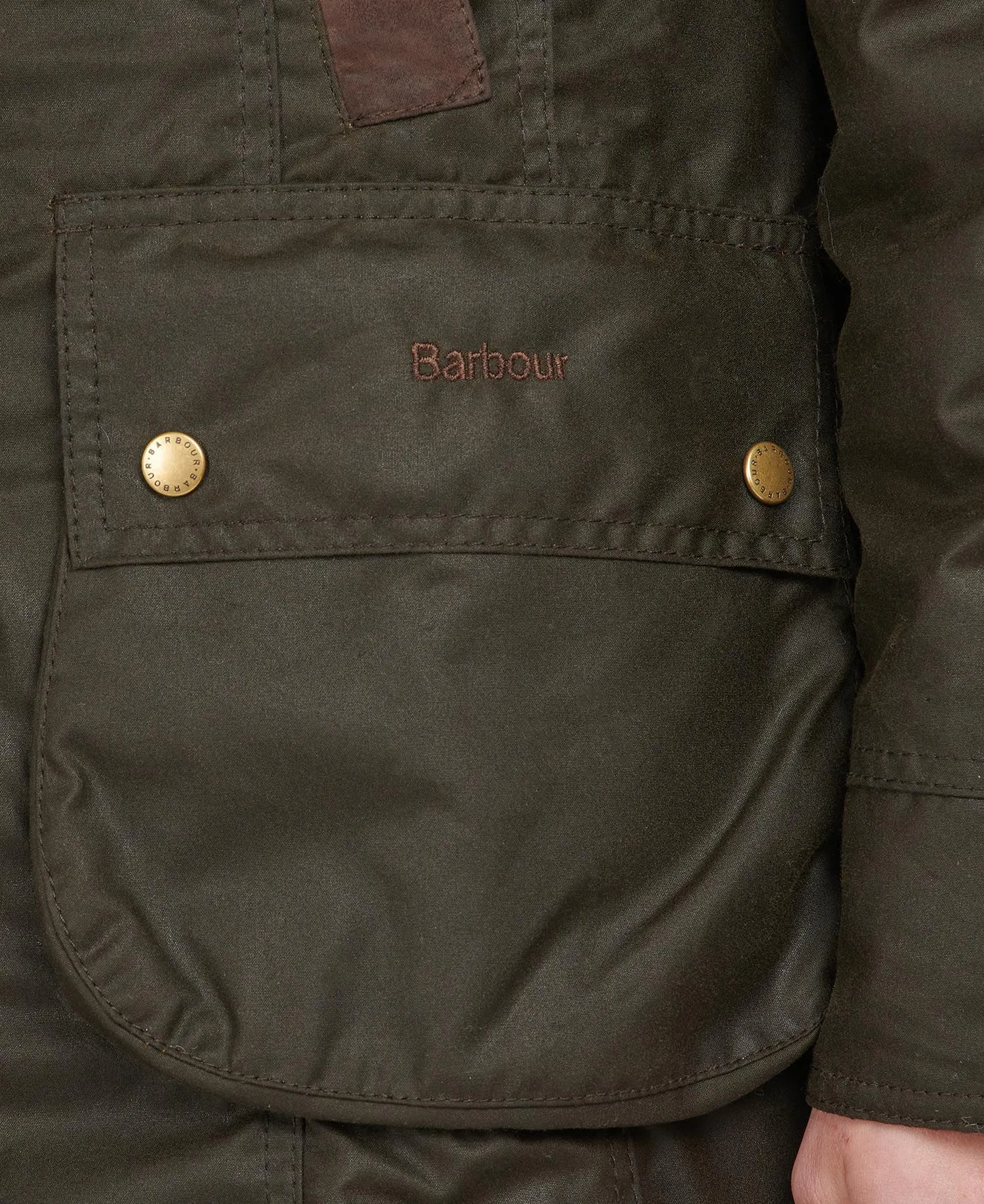 Bower Wax Jacket - Olive