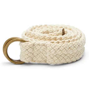 Braided Cotton O-Ring Belt