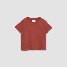 Brick Textured Slub Baby Pocket Tee