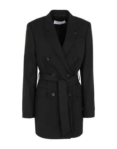 Calvin Klein Women Overcoat Black 6 UK