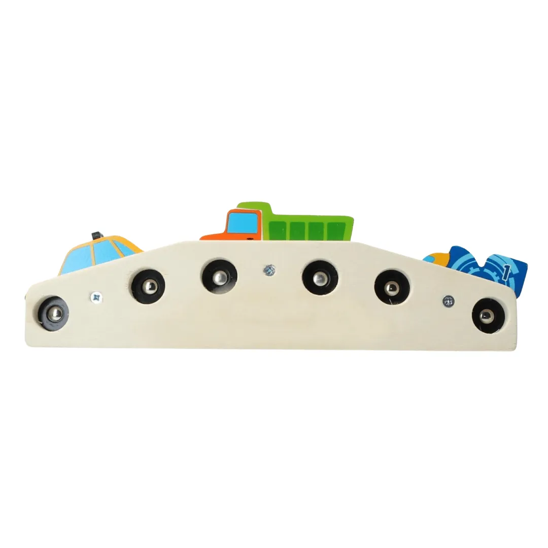 Cars & Vehicles Wooden Door Coat Rack - 32cm