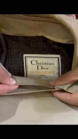 Christian Dior Burberry trench coat