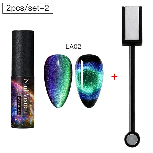 【Christmas sale-BUY 2 GET 20% DISCOUNT】SexyCute - 9D Cat Eye Gel Nail Polish