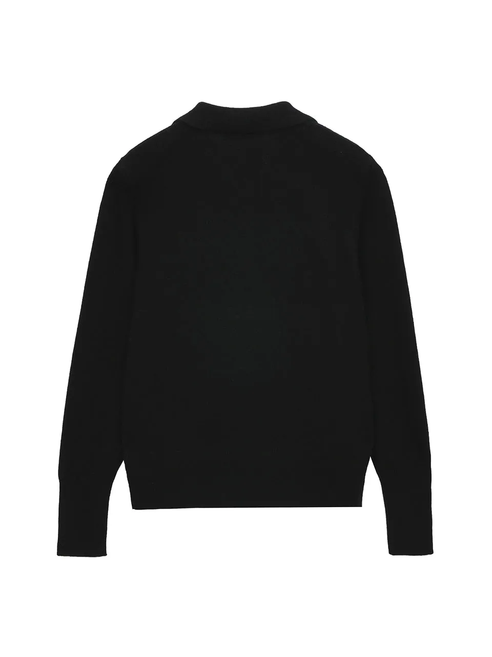 Classic Polo Sweater_Black