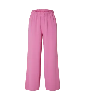 Classic Wide-leg Trousers - Pink