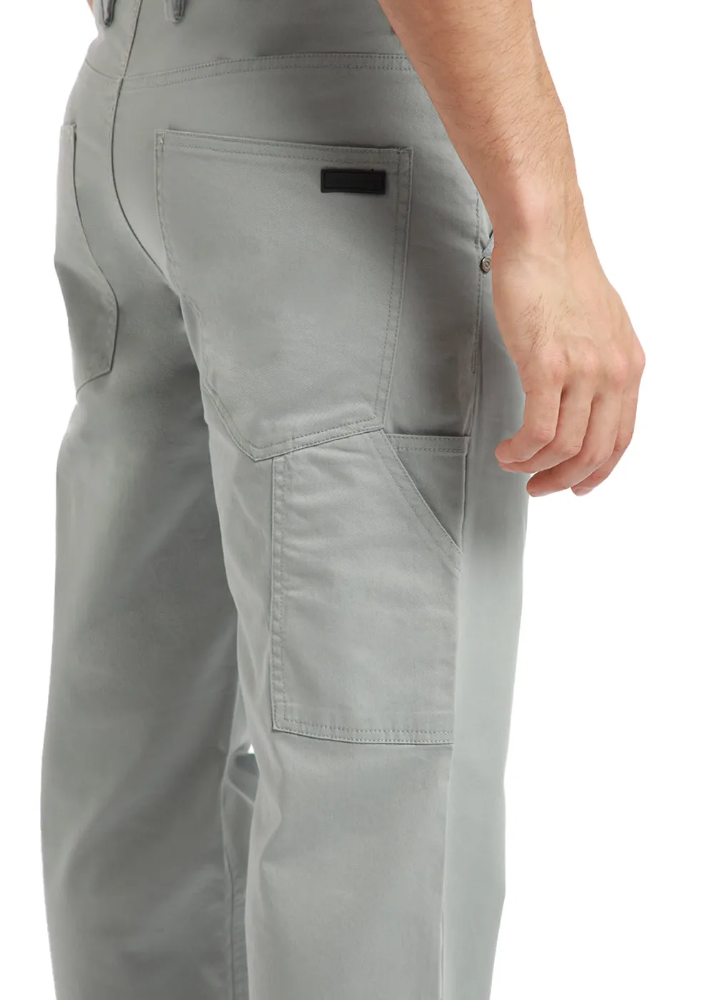 Cloudy Gray Carpenter Pants