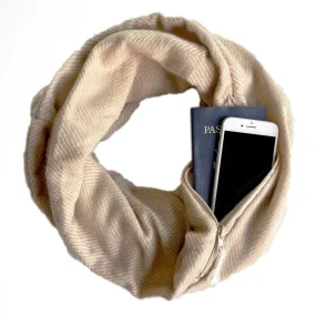 Convertible Infinity Scarf with Pocket™ | Antigua Cream