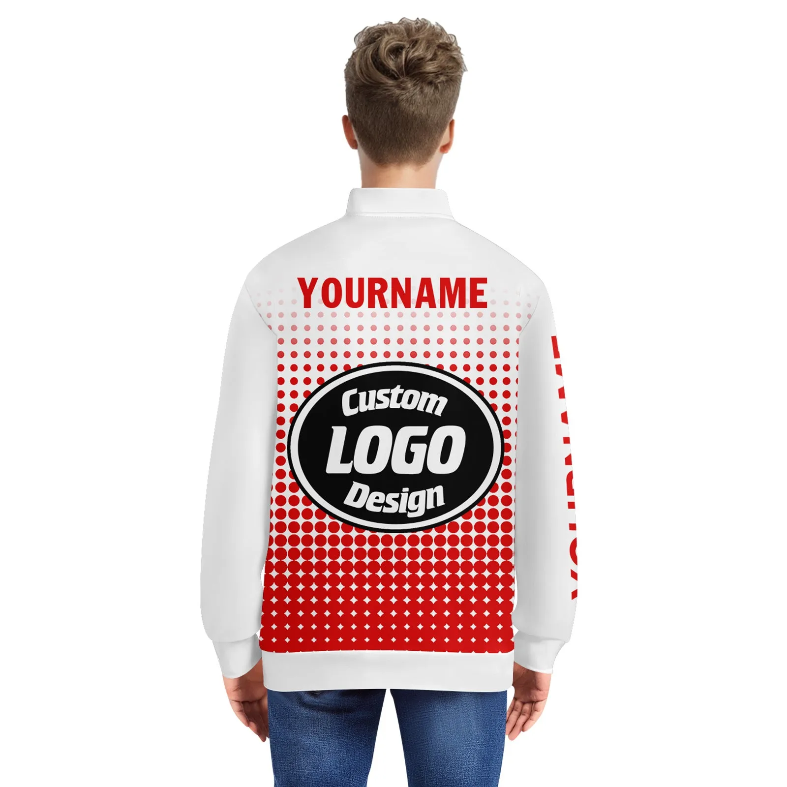 Custom Jacket Bomber Full-Snap Varsity Letterman Personalized Jacket PR092-D020346-10