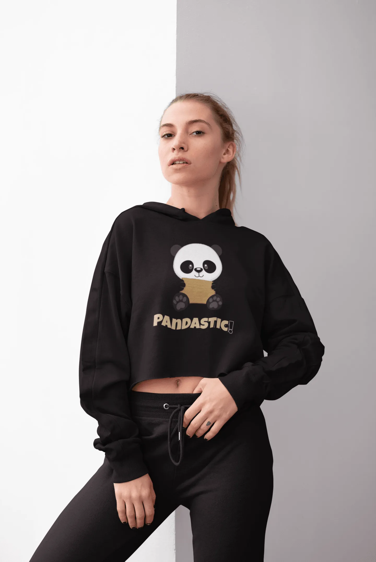 Cute Girl Crop Hoodie for Women 28