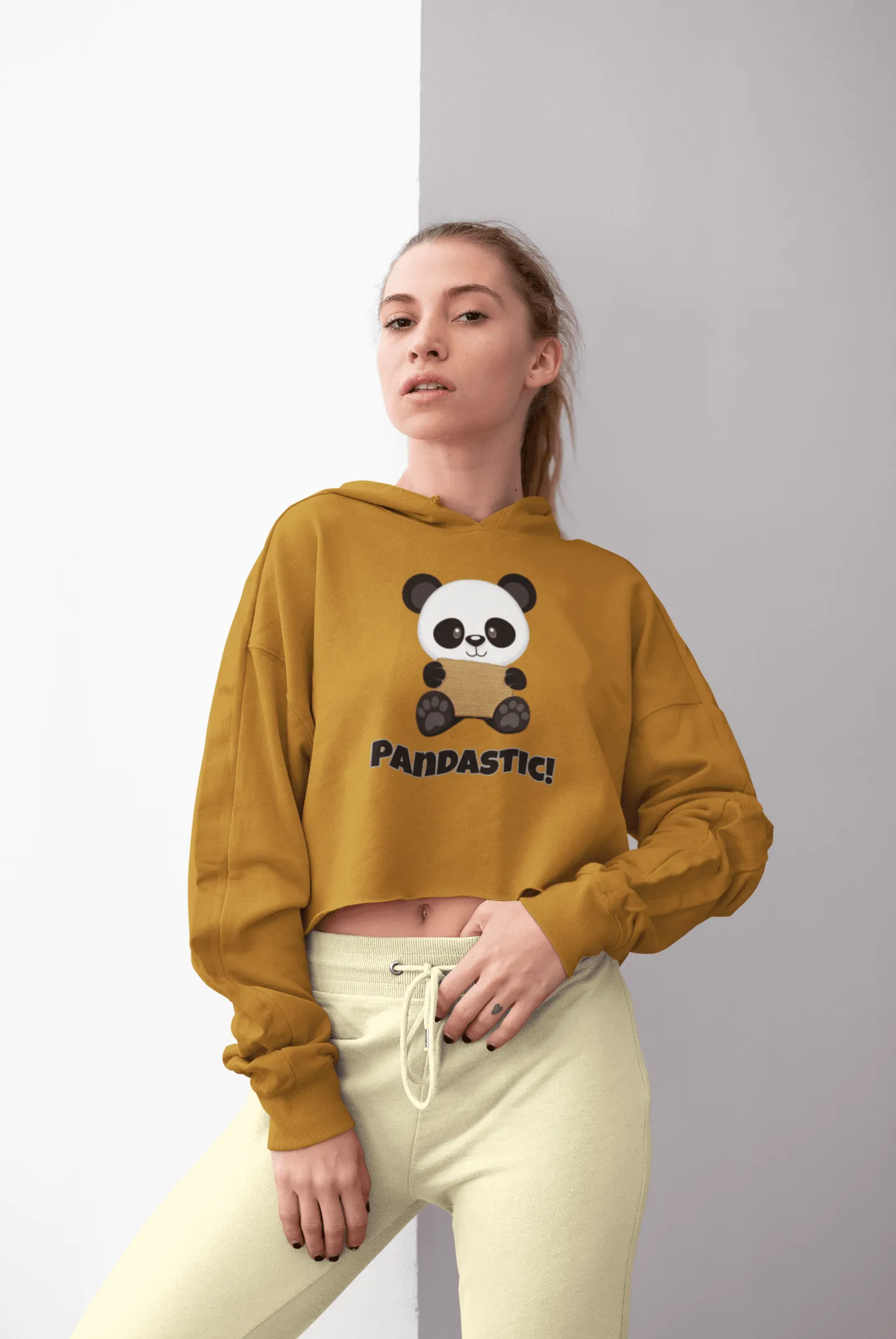 Cute Girl Crop Hoodie for Women 28