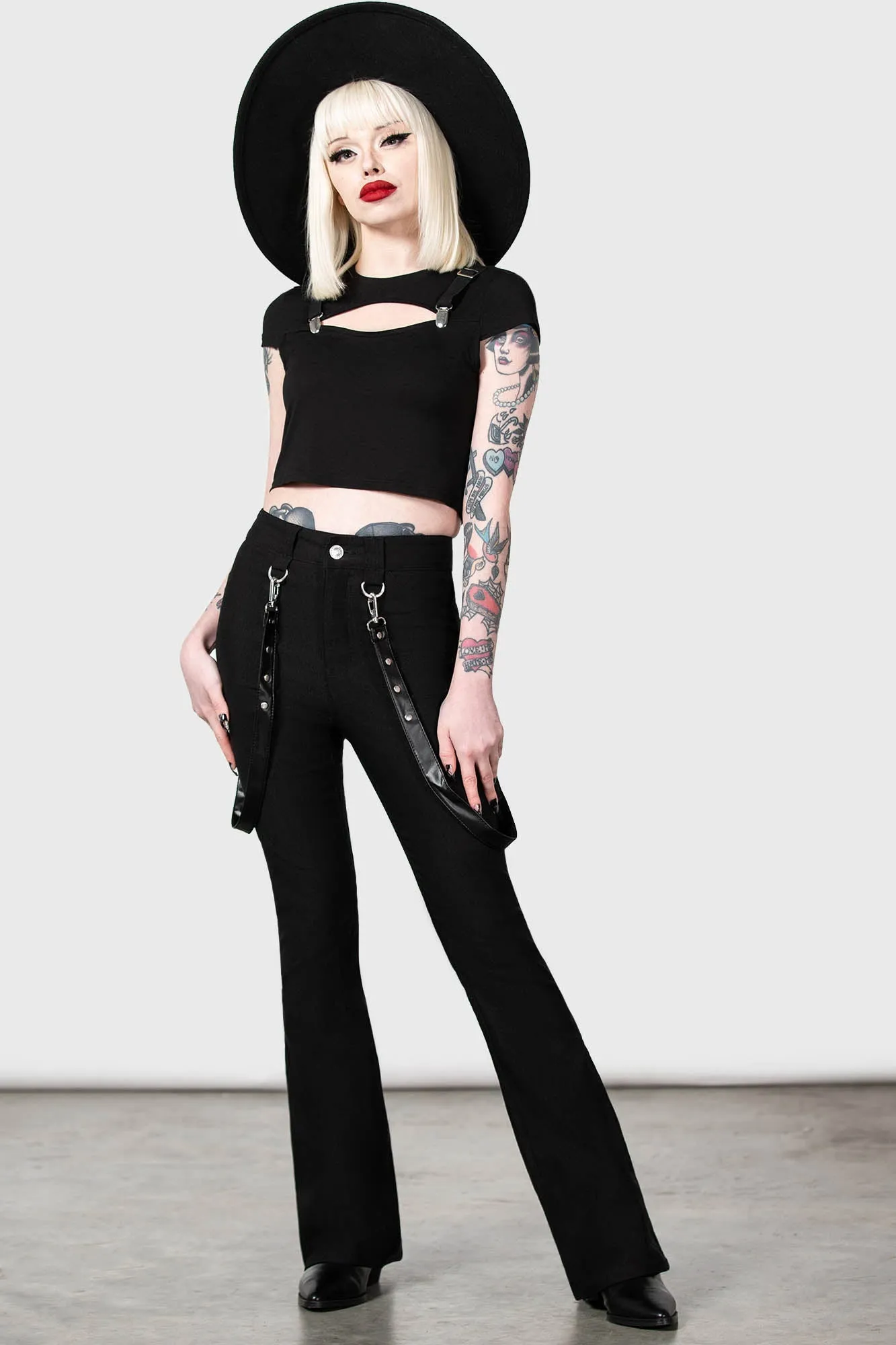 Cutout Bondage Trousers - Resurrect