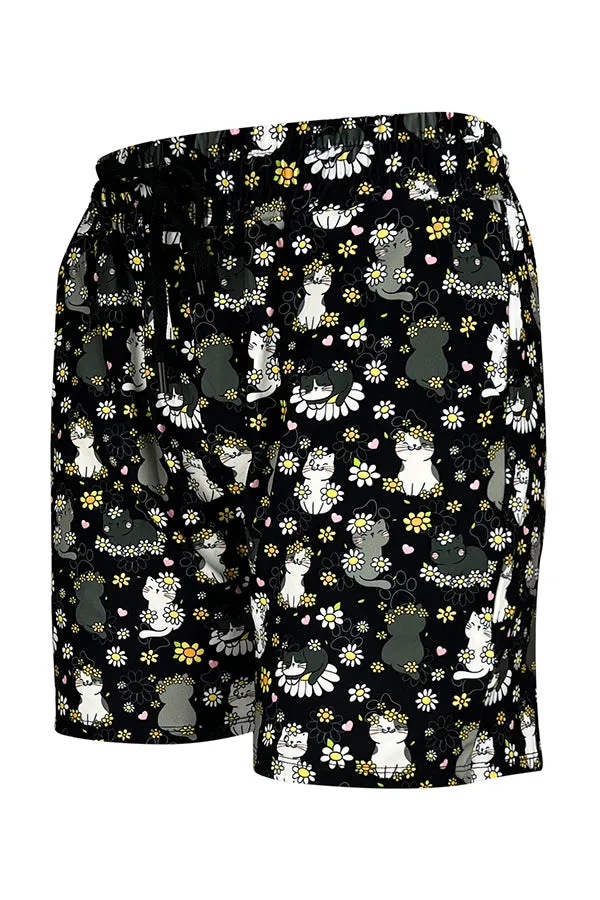 Daisy Cats Jogger Shorts