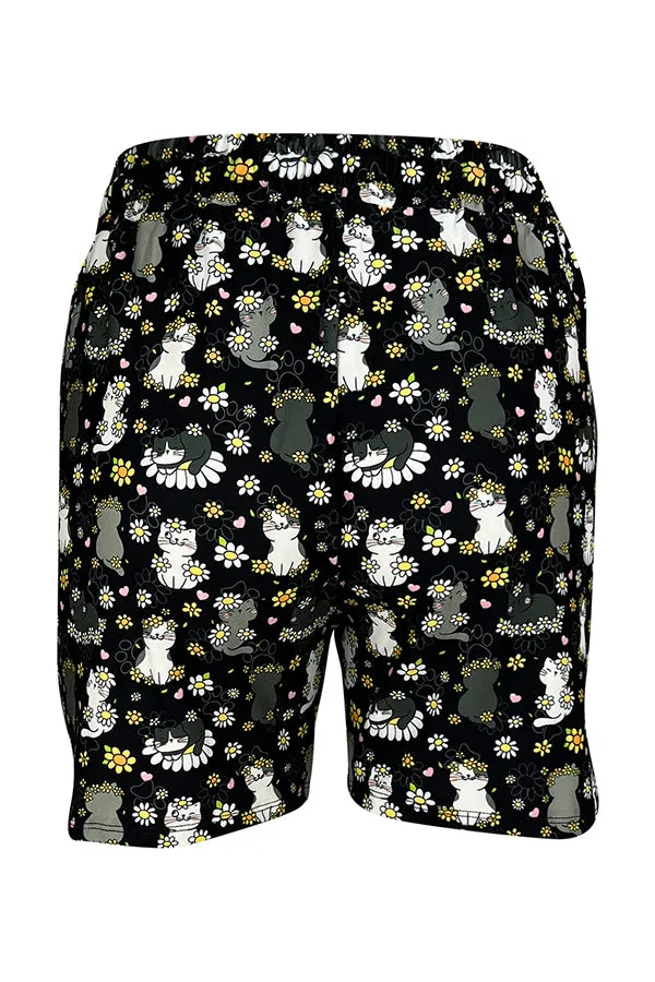 Daisy Cats Jogger Shorts