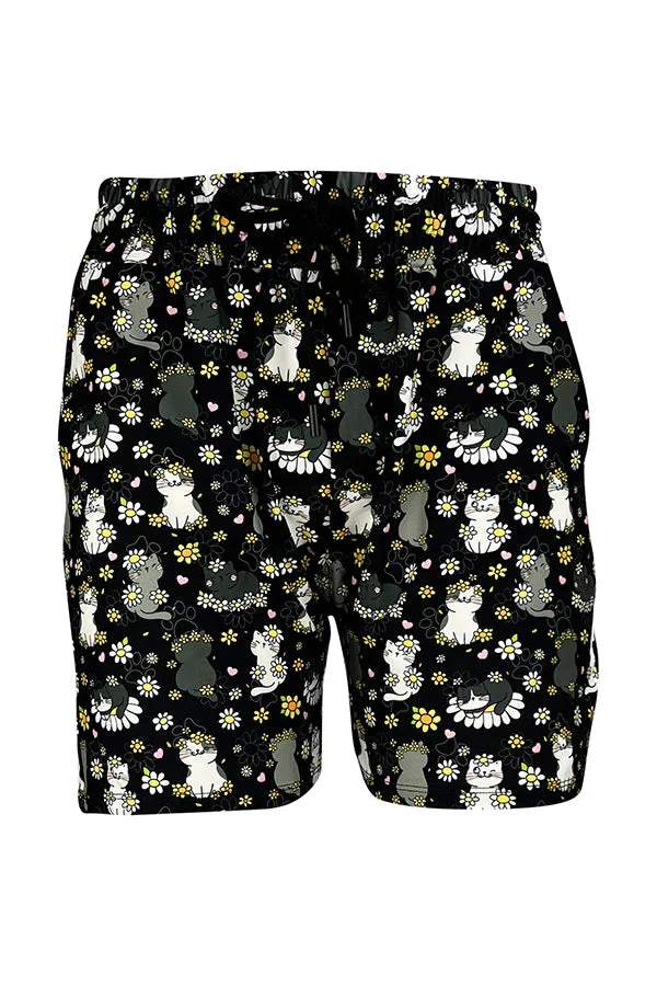 Daisy Cats Jogger Shorts